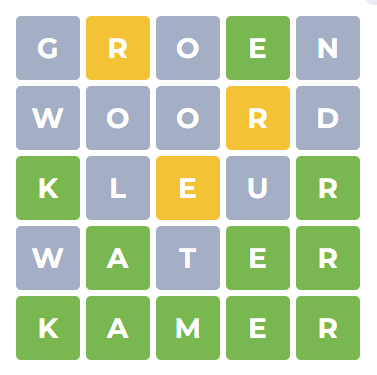 geleidelijk Correct Socialisme Woordle - Speel Wordle met Nederlandse Woorden