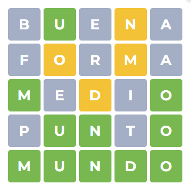 Wordle en Español  Juega Wordle con Palabras en Español